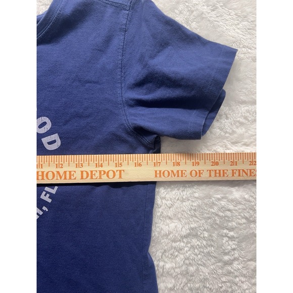 Life Is Good Womens Shirt Sm Dark Blue Bethany Beach DE Flip Flops Classic Fit - Picture 5 of 9